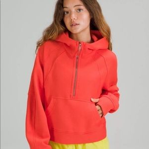 Lululemon Scuba 1/2 zip hoodie